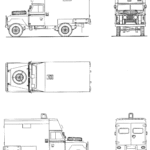 Land Rover Series IIA Ambulance blueprint