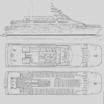 Catamaran A.K.P.Sovcomflot blueprint