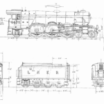 LNER Class A3 4472 Flying Scotsman blueprint