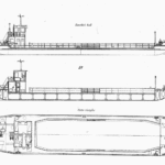 Hopper barge blueprint