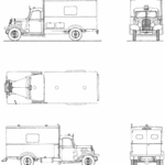 Renault AGC truck blueprint