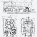 passenger locomotive class P blueprint