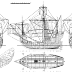 Santa María Ship blueprint