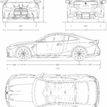 BMW M4 Competition Coupe blueprint