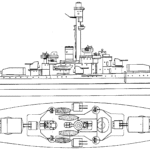 Finnish coastal defence ship Väinämöinen blueprint