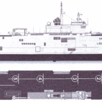 Mistral-class amphibious assault ship blueprint