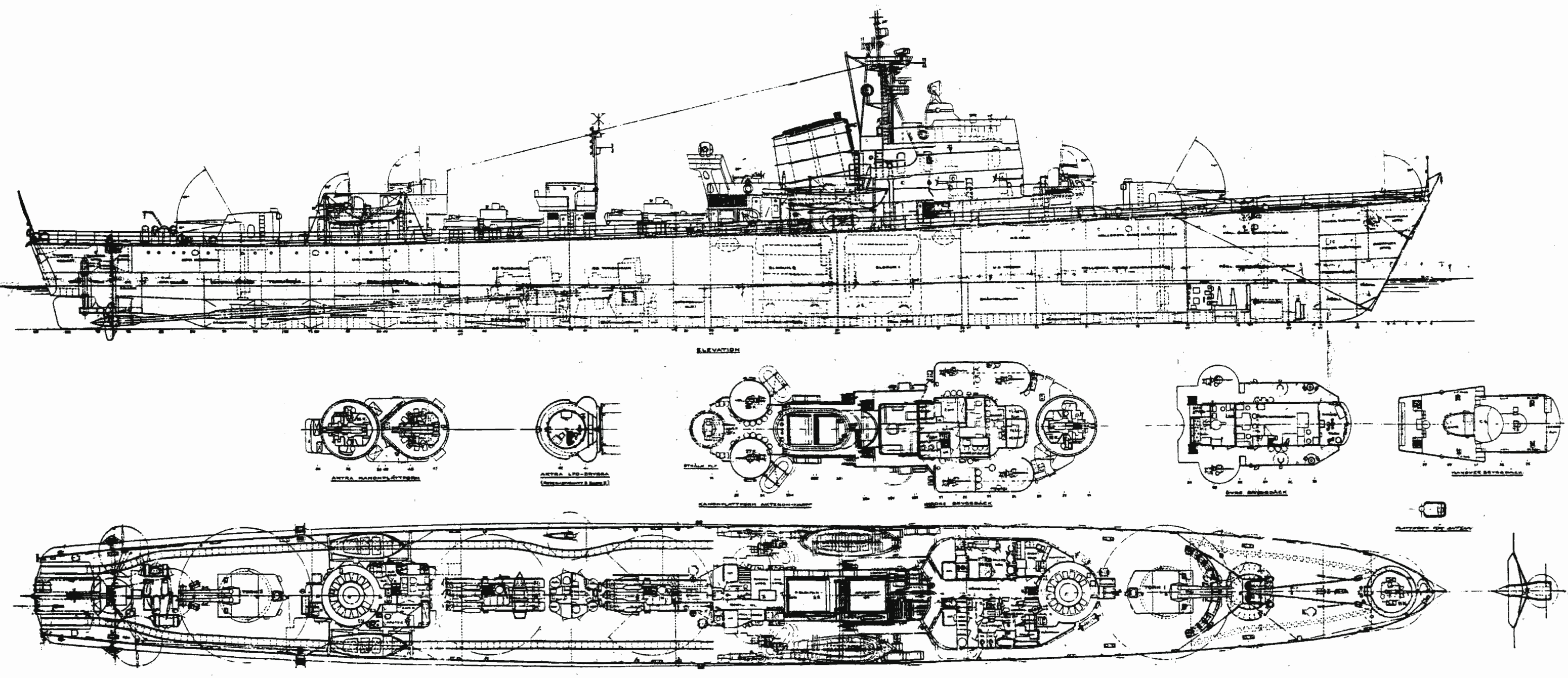 Öland-class destroyer blueprint