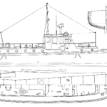 Thornycroft Pilot boat blueprint
