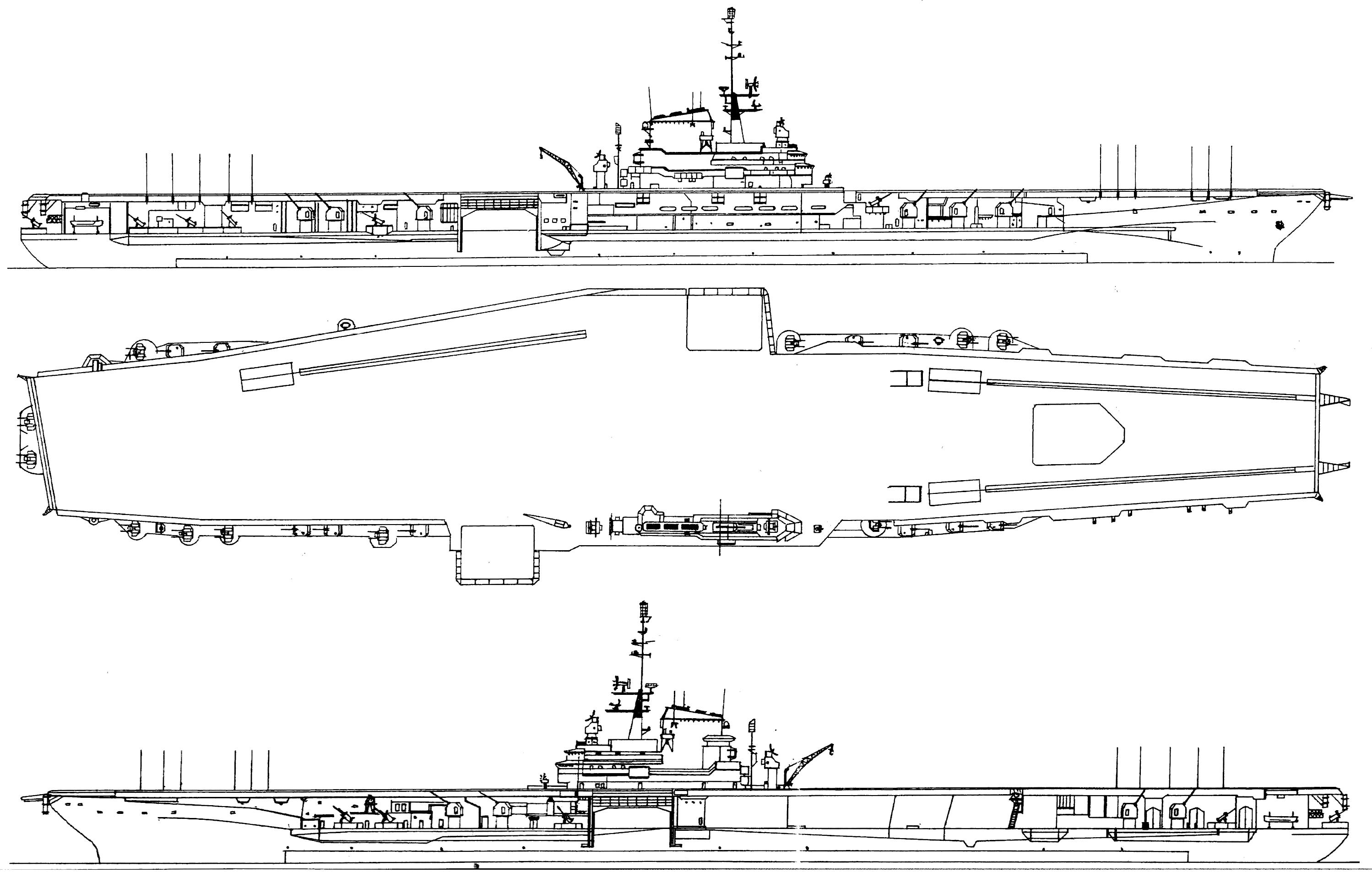 USS Franklin D. Roosevelt blueprint