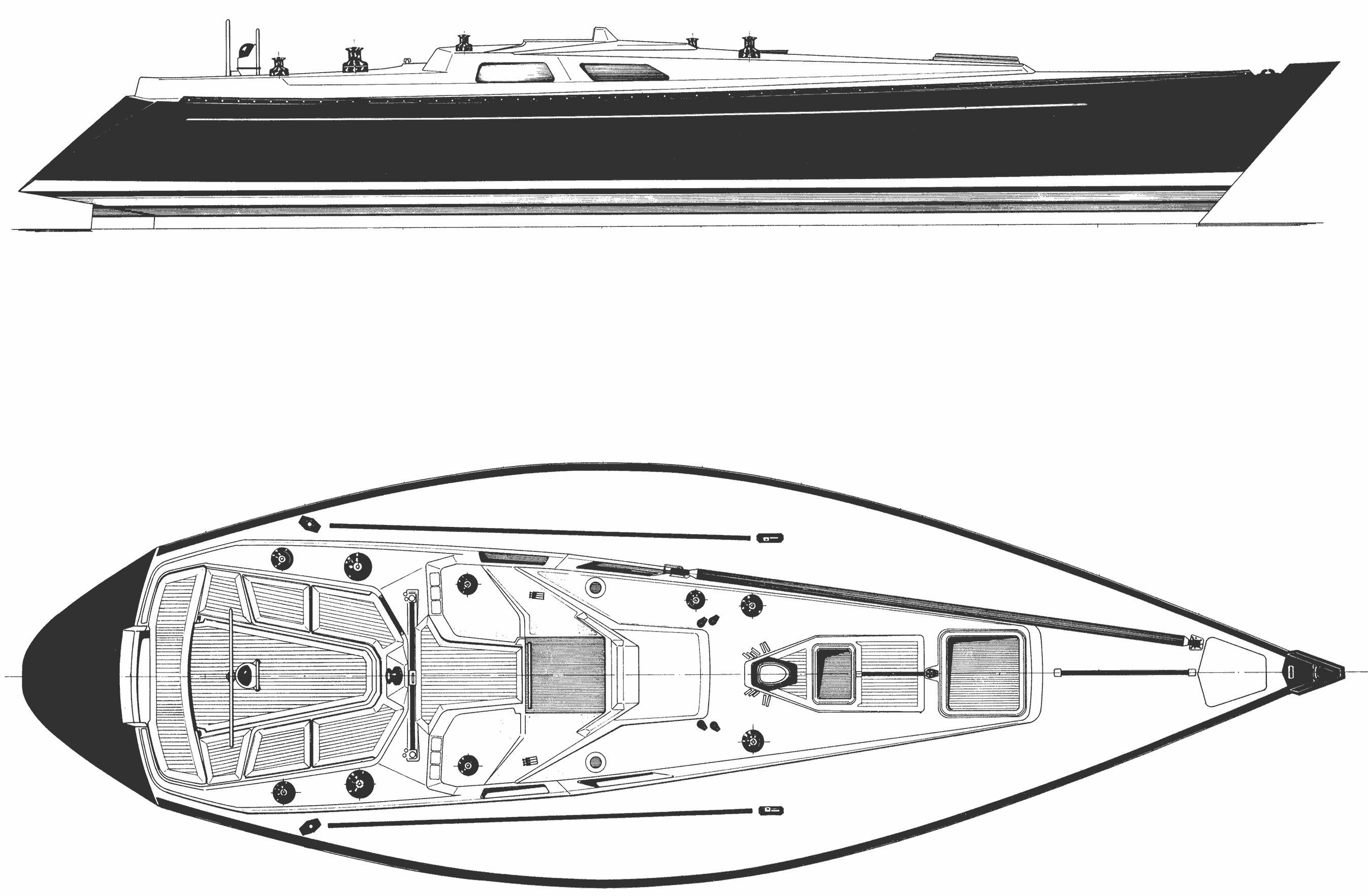 Baltic B38 Yacht blueprint