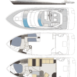 Carver 380 Super Sport motor yacht blueprint