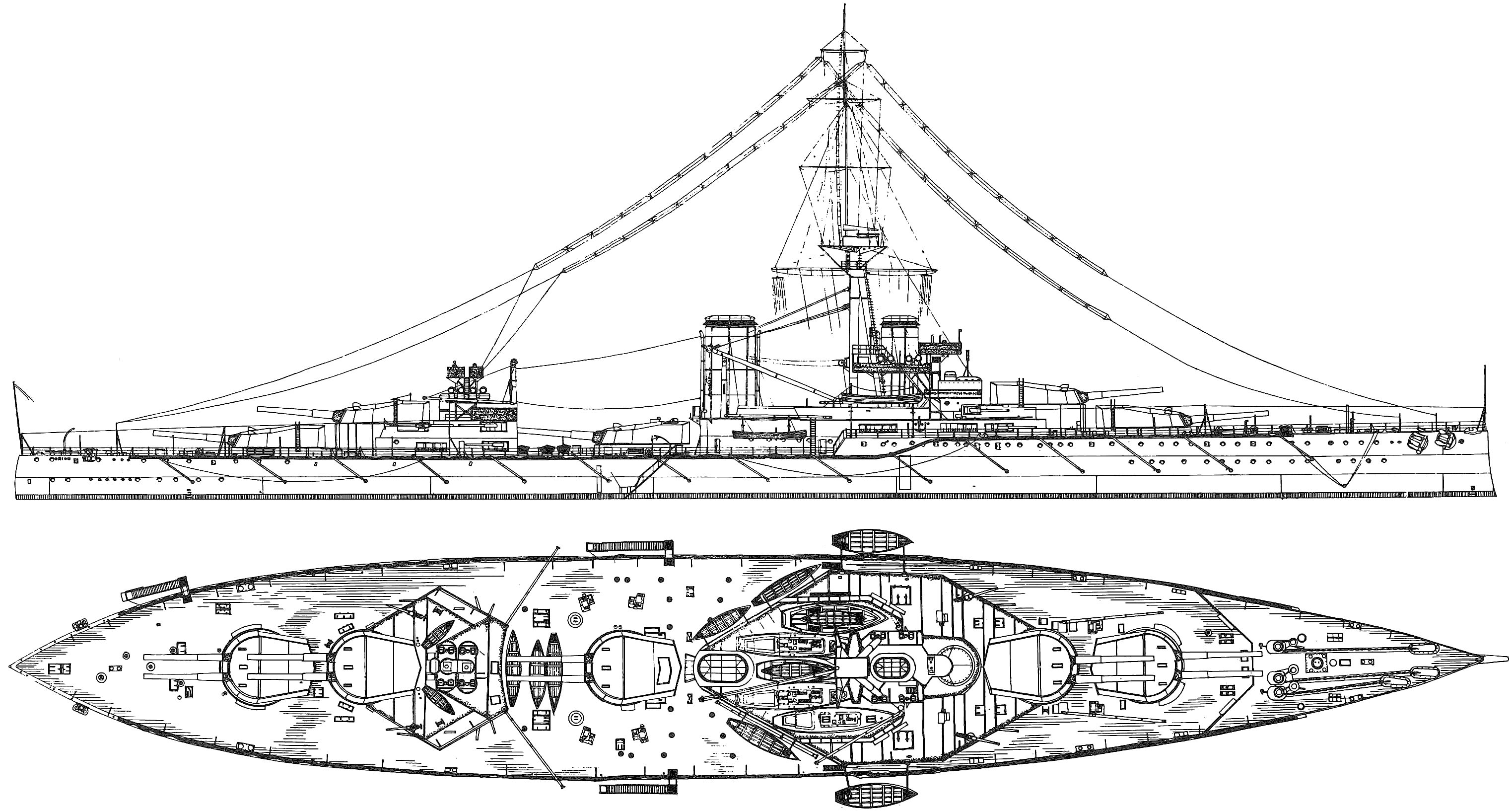 HMS Monarch blueprint