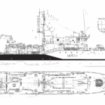 Frankenthal-class minehunter Homburg M1069 blueprint