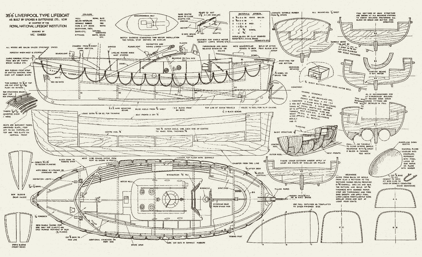 Liverpool-class lifeboat blueprint