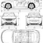 Mercedes-Benz EQC blueprint