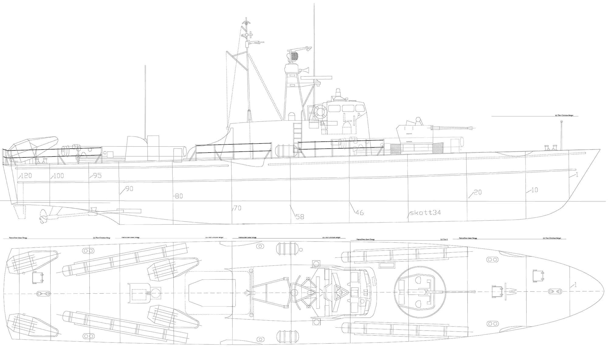 Snogg-class missile torpedo boat blueprint