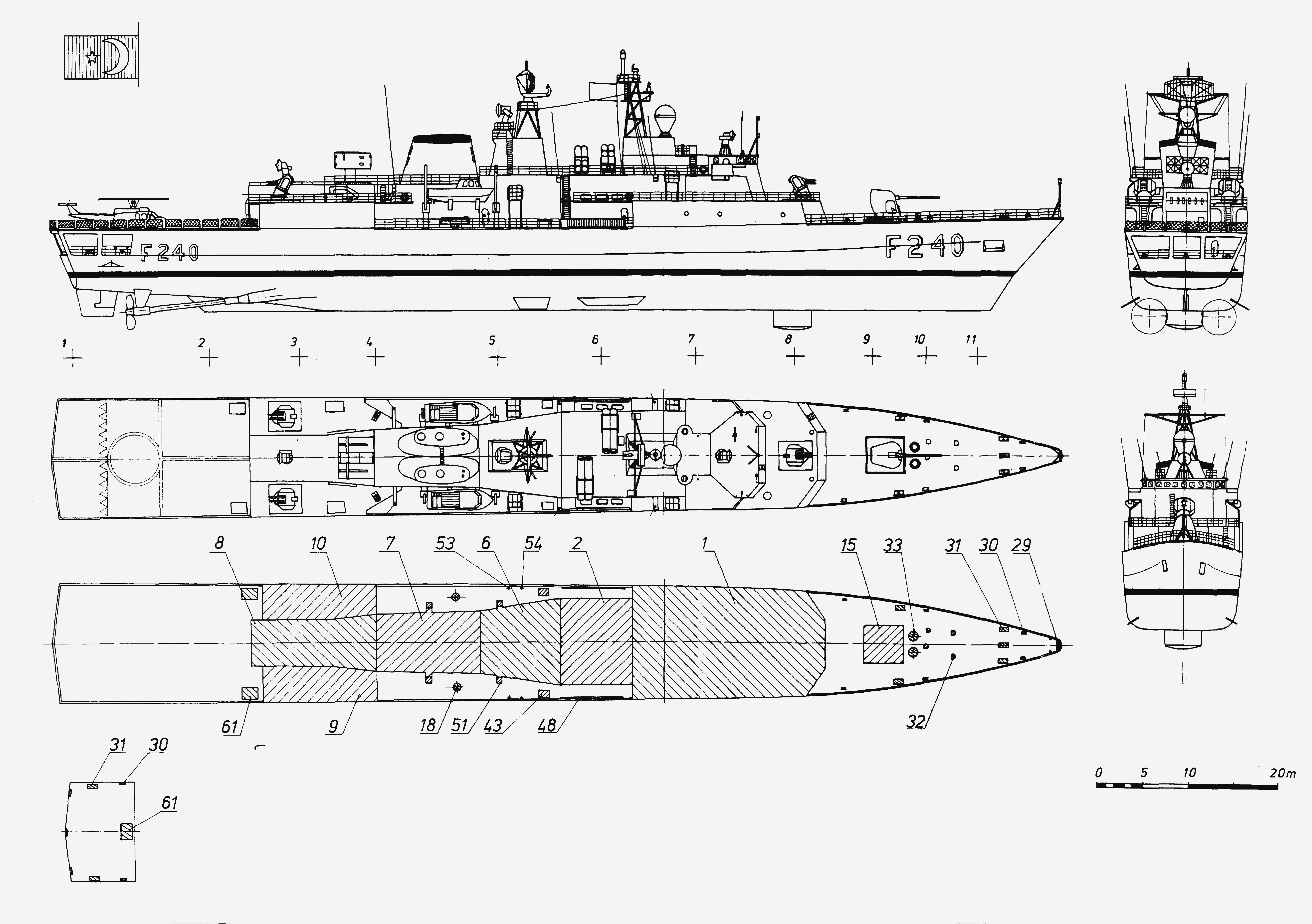 Yavuz-class frigate blueprint