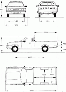 Otosan P100 blueprint