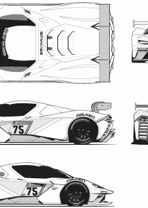 KTM X-Bow GTX blueprint