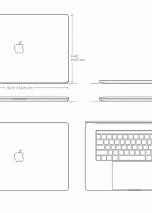 Macbook Pro blueprint