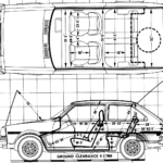 Mazda 323 blueprint