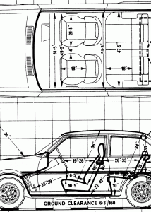 Mazda 323 blueprint