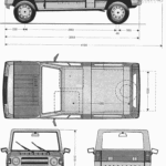 Renault Rodeo blueprint