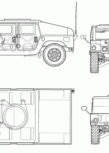 Humvee blueprint