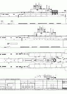 Arkhangelsk K-525 Russian submarine blueprint