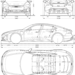 Audi e-tron GT Quattro blueprint