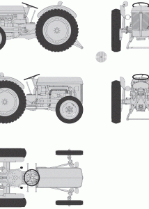 Ferguson TE20 tractor blueprint