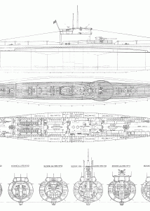 Flutto-class submarine blueprint