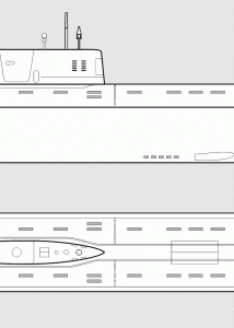 K-278 Komsomolets Soviet submarine blueprint