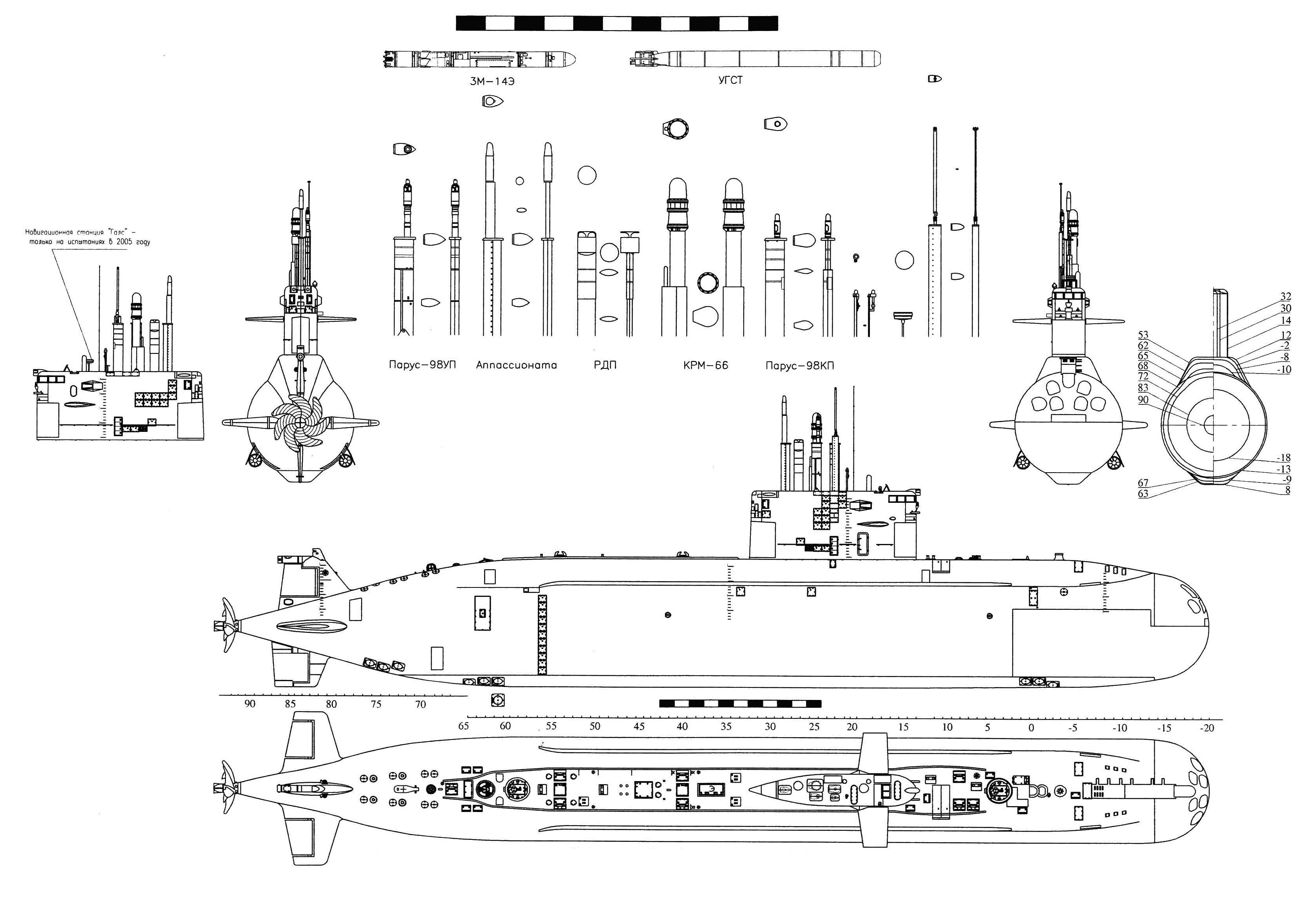 Lada-class submarine blueprint