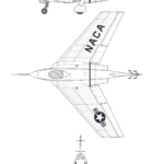 Northrop X-4 Bantam blueprint