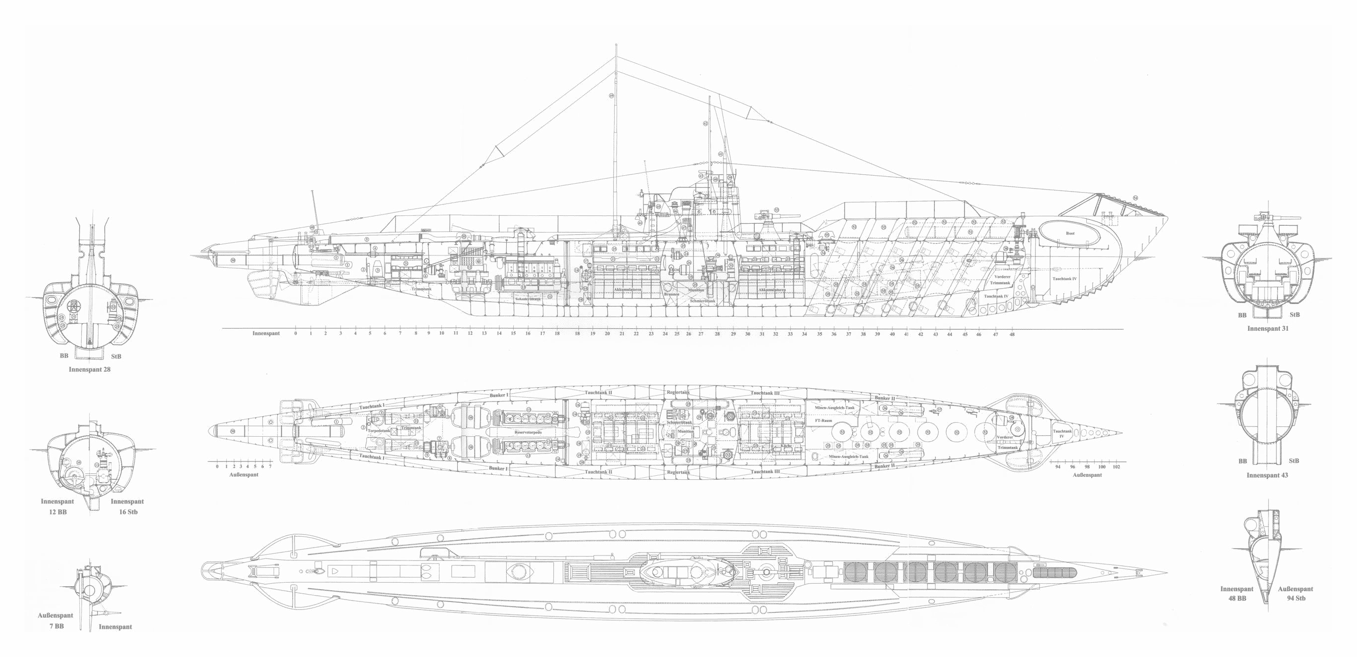 SM UC-65 blueprint