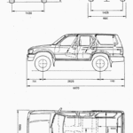 Toyota 4Runner 1992 blueprint