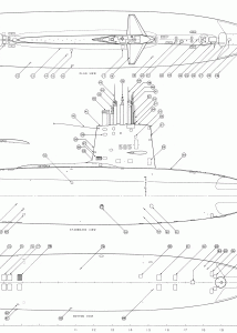 USS Skipjack (SSN-585) blueprint