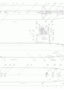 USS Sturgeon (SSN-637) blueprint