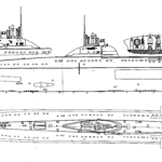 Victor-class submarine blueprint