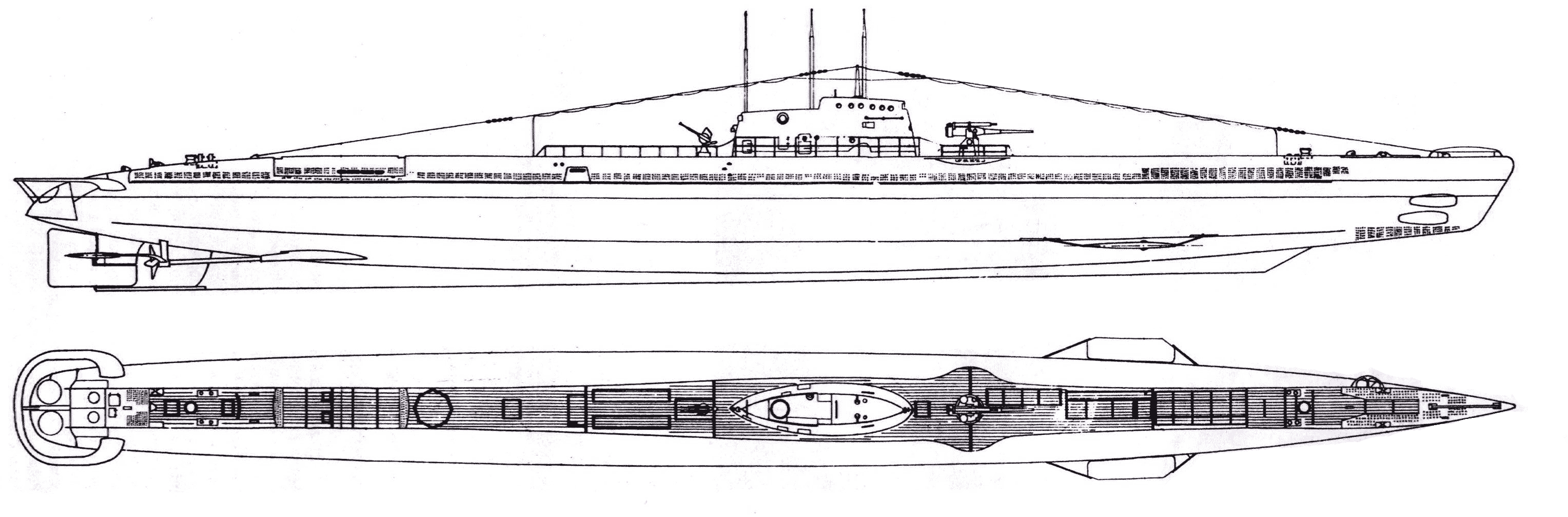 Wilk-class submarine blueprint