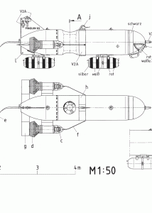 Minenjagddrohne Typ Pinguin B3 blueprint