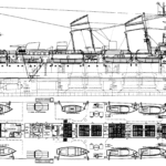 Almirante Cervera-class cruiser blueprint