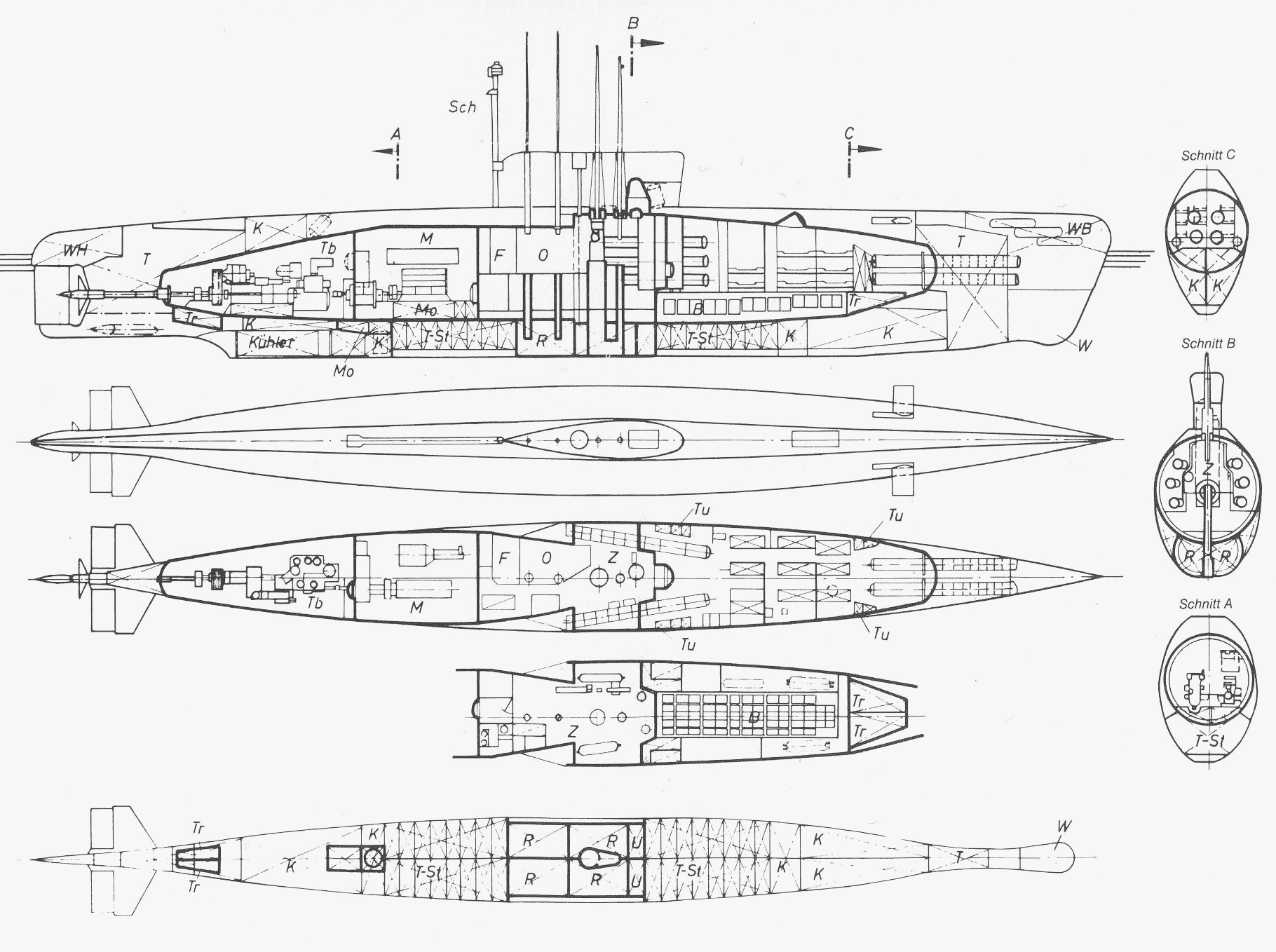 Quebec-class submarine blueprint