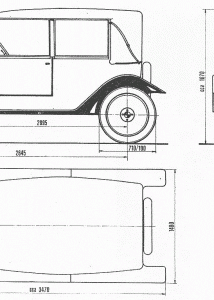 Tatra 11 blueprint