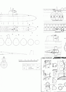 USS Casimir Pulaski blueprint