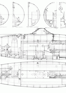 USS Holland blueprint