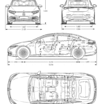 Mercedes-Benz EQS 2021 blueprint