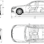 Mercedes-Maybach S-Class blueprint