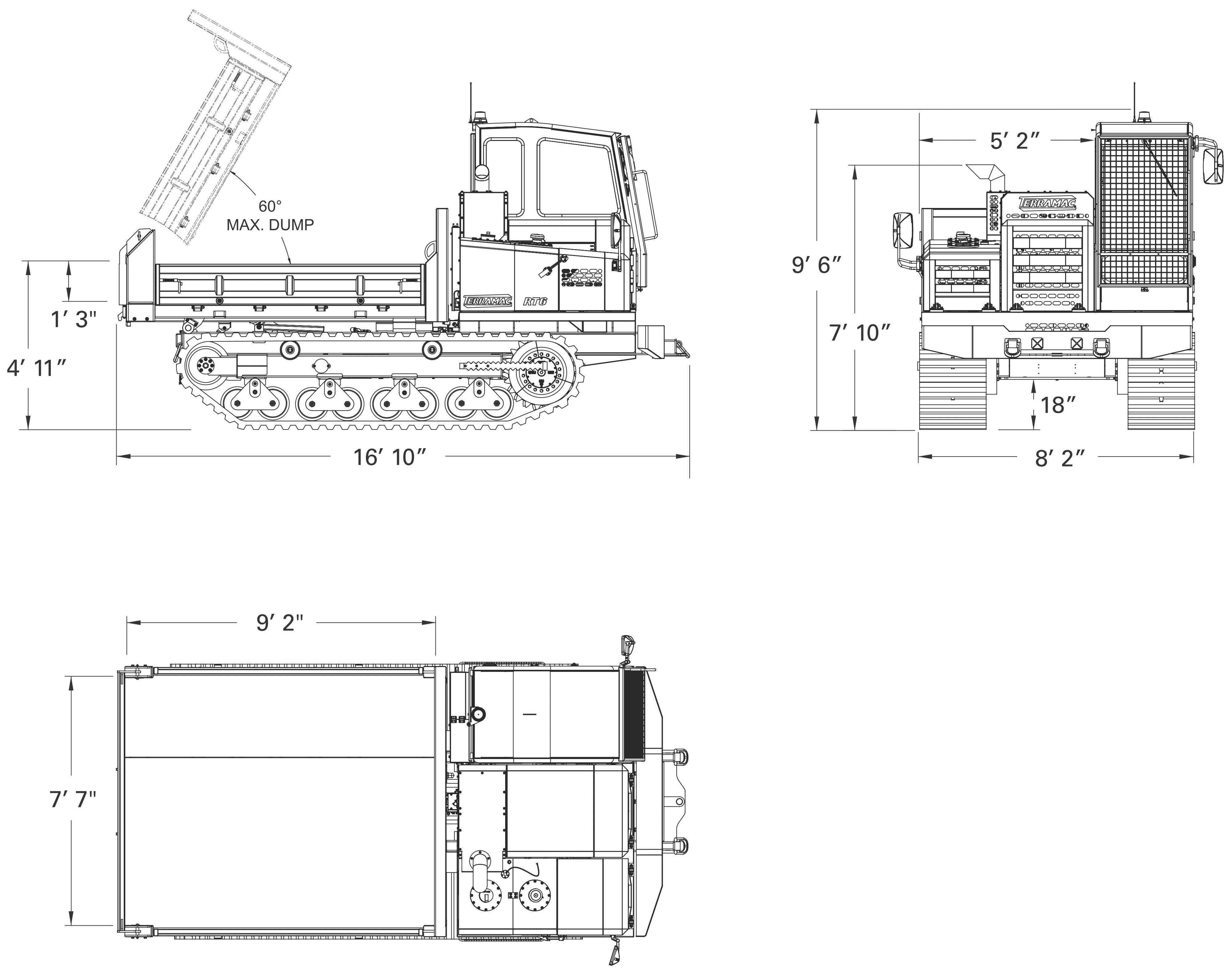 Terramac RT6 Tracked Carrier blueprint